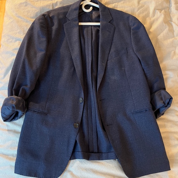 Brooks Brothers lightweight navy blue blazer - Picture 1 of 4